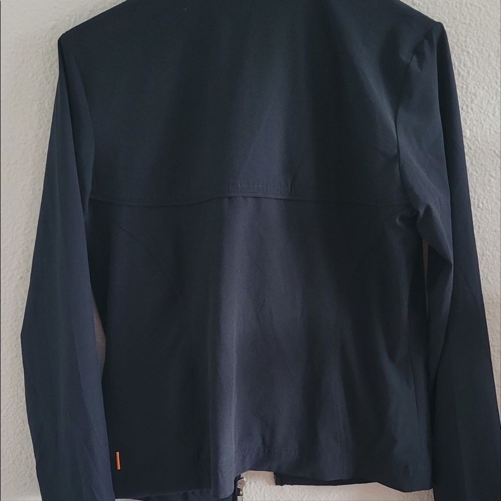 Black, lightweight Lucy zip up Jacket